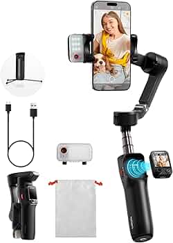 Hohem iSteady V3 スマホ用ジンバル Amazon.co.jp: hohem V3 ジンバル 3軸スマホジンバル AI自動追跡 13